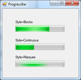 ProgressBar 컨트롤