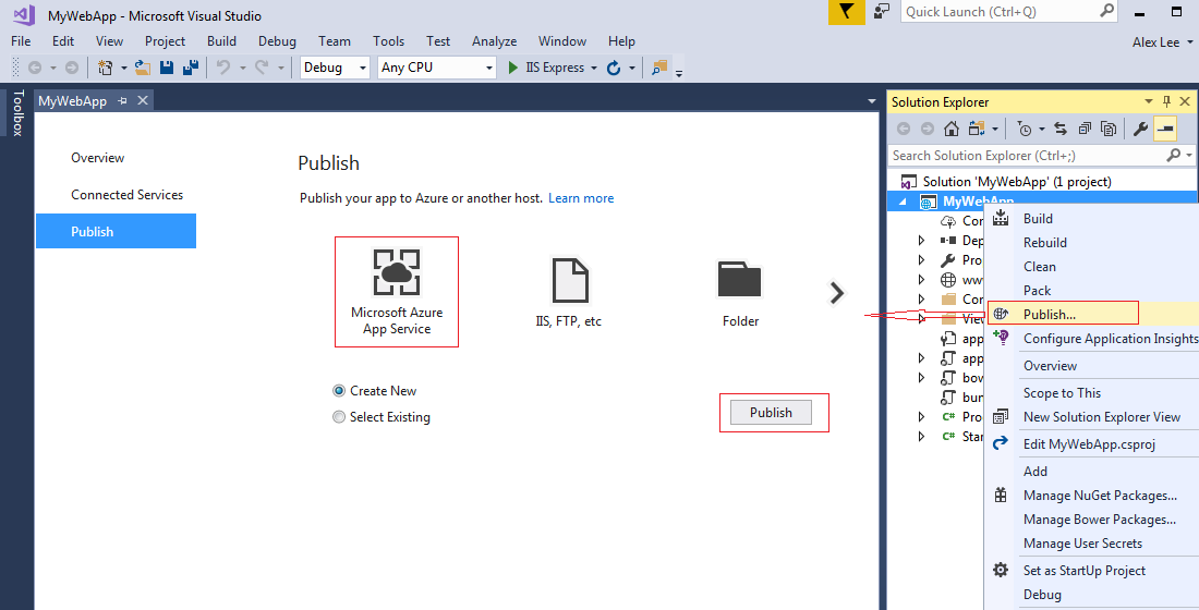 Azure Publish