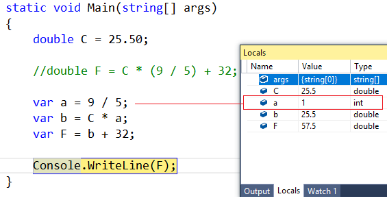 C# 정수 Truncation 효과